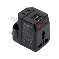 WORL TRAVEL POWER ADAPTER WITH DUAL USB CHARGIN PORTS