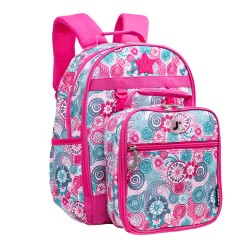 JWorld Duet Kids Backpack & Detachable Lunch Box Blue Raspberry