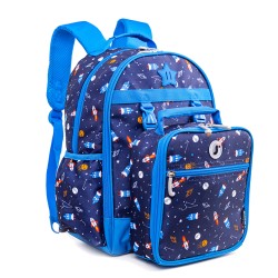 Duet Kids Backpack & Detachable Lunch Box Spaceship