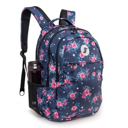 JWorld Cornelia Laptop Backpack Navy Rose