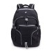 JWorld Atom Multi Purpose Laptop Backpack Black