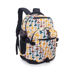 JWorld Atom Multi Purpose Laptop Backpack Vivid Tweed