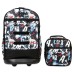 JWorld Duo Rolling Backpack With Detachable Lunch Box Set (18 Inch) Graffiti