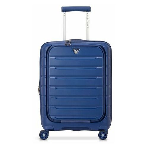 Roncato Business Trolley 4R Exp. Con Tasca Frontale / USB Butterfly Blu Notte 55cm