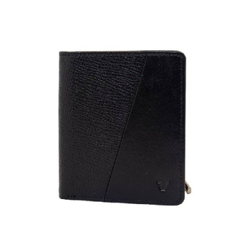 FLATWALLET C/P.MONETE MILANO NERO