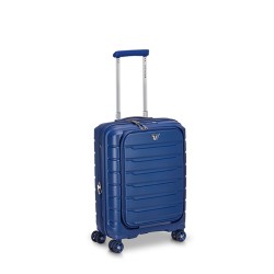 Roncato Business Trolley 4R Exp. Con Tasca Frontale / USB Butterfly Blu Notte 55cm