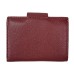 PORTAF. DONNA PICCOLO C/CERNIERA E PATTINA POCKET BORDEAUX