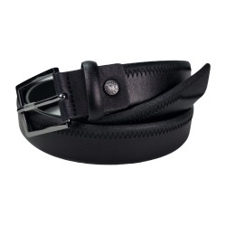 CINTURA SALDATA IN 2 PELLAMI 3,5 CM PRESTIGE 4.0 NERO CINTURA SALDATA IN 2 PELLAMI 3,5 CM PRESTIGE 4.0 NERO