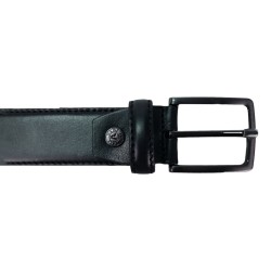 CINTURA PELLE CON FODERA IN PIENO FIORE 3,5 CM SINTESI 4.0 NERO CINTURA PELLE CON FODERA IN PIENO FIORE 3,5 CM SINTESI 4.0 NERO