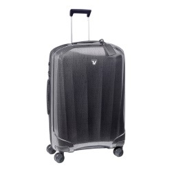 Roncato We Are DLX Maleta Mediana Spinner 4W 70 cm Exp. Negro/Grafito