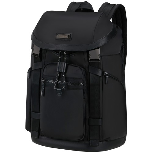 Samsonite RELYON BACKPACK M 15.6"+FLAP BLACK