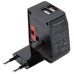 WORL TRAVEL POWER ADAPTER WITH DUAL USB CHARGIN PORTS